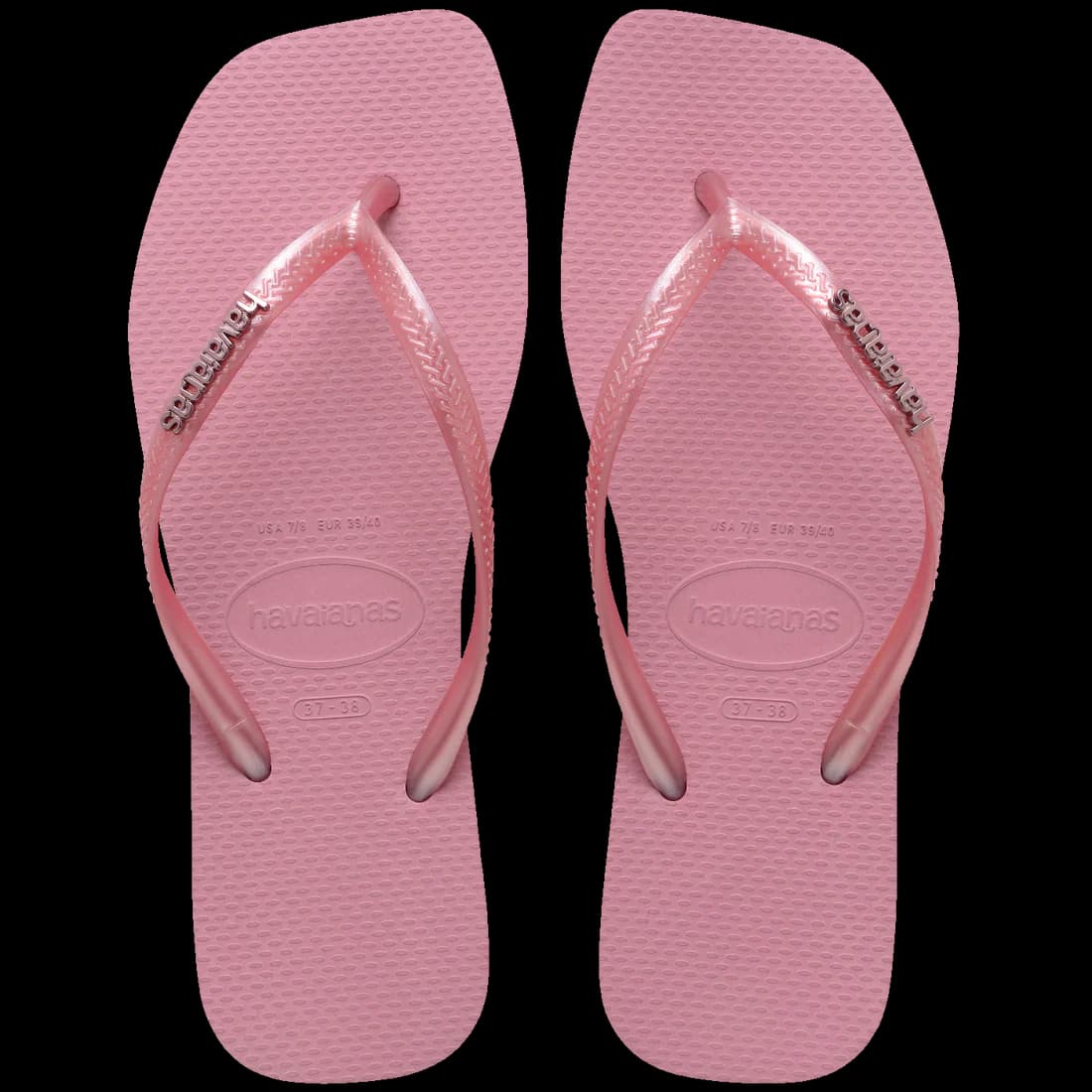 Havaianas Slim Square Logo Metalic